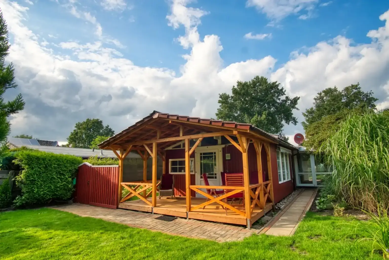 Die freie Natur und Ruhe genießen im Schwanennest